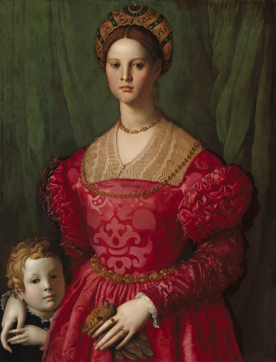 A Young Woman and Her Little Boy by Agnolo Bronzino