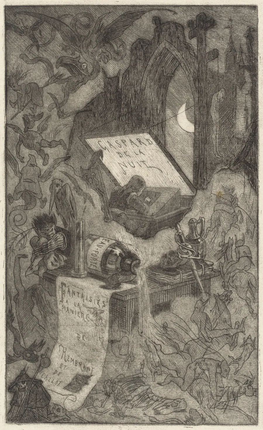 Gaspard de la Nuit by Félicien Rops
