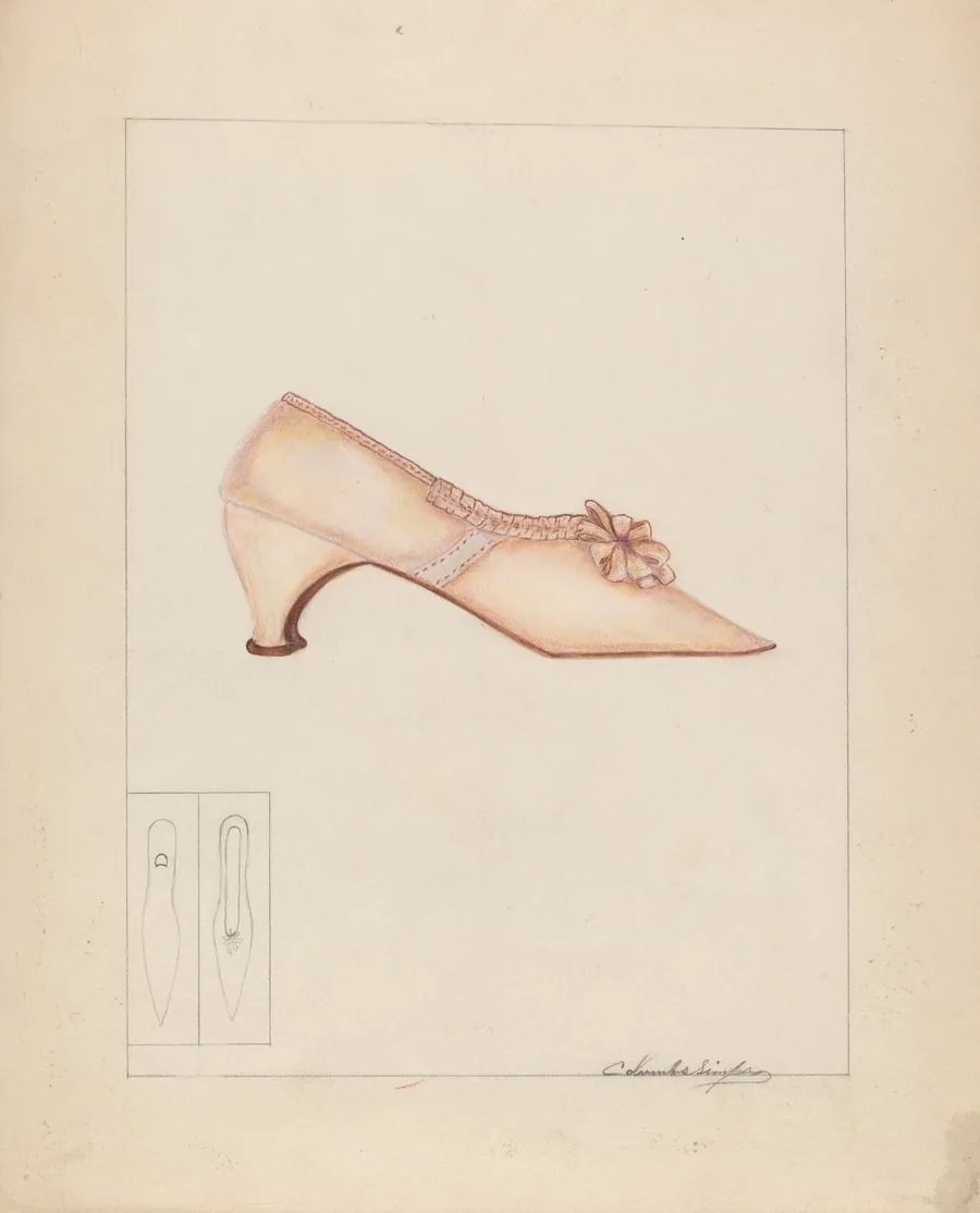 Woman's Shoe by Columbus Simpson