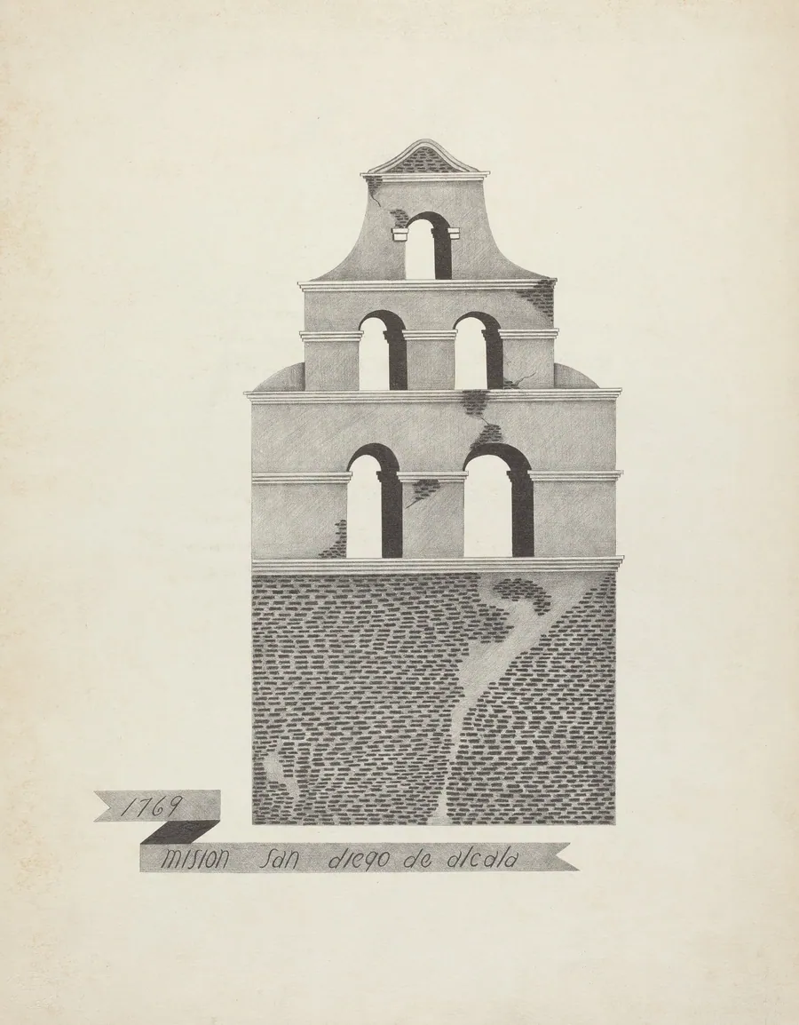 Mision San Diego de Alcala by James Jones