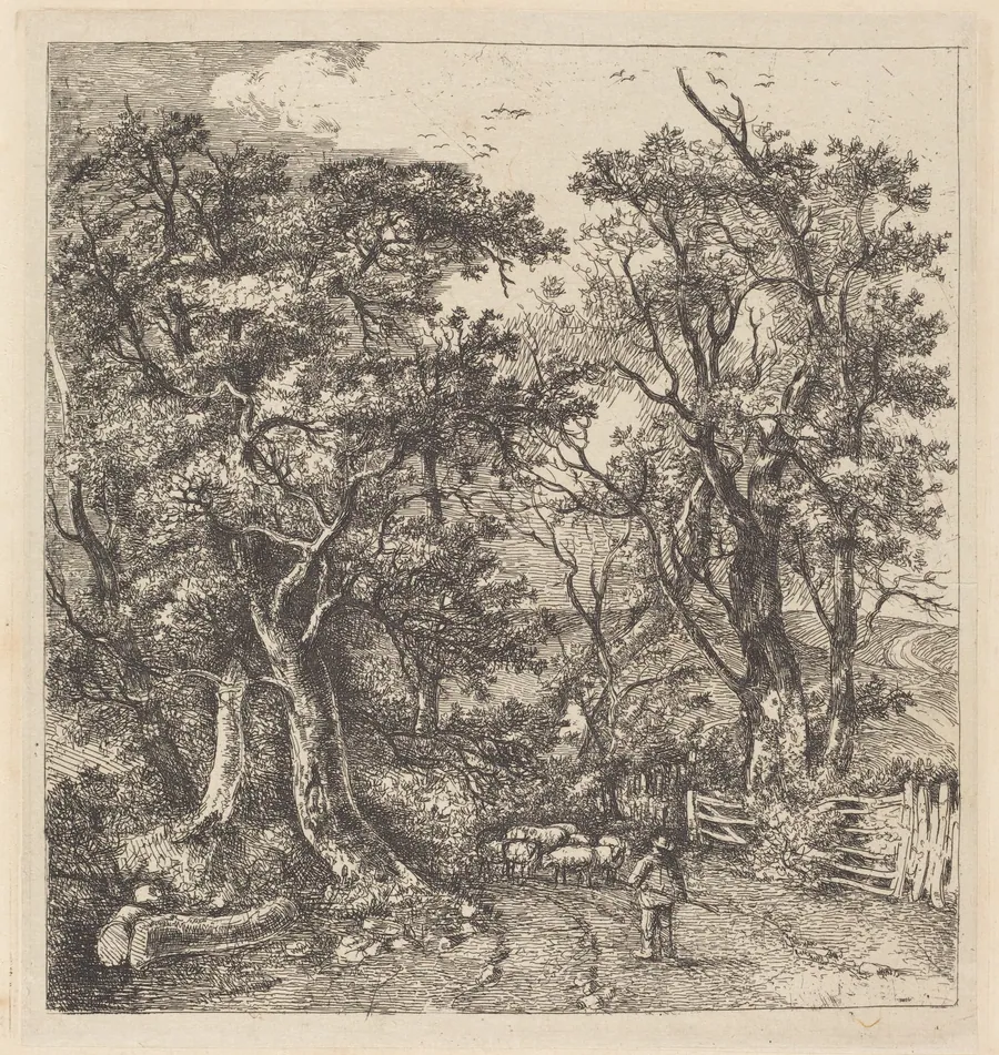 Road Scene, Hethersett by John Crome