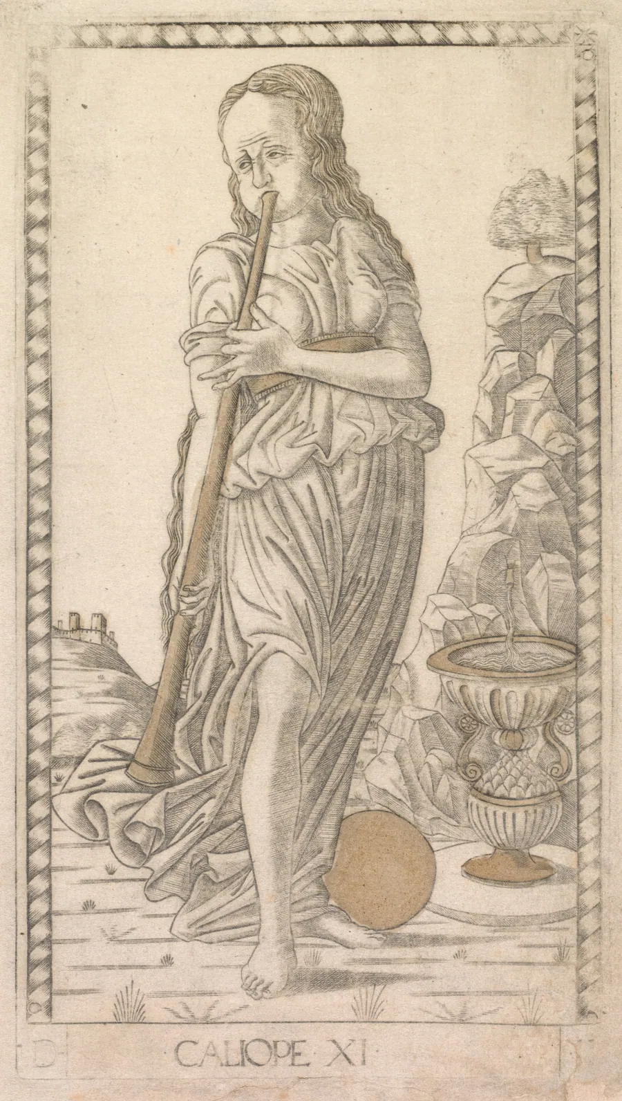 Calliope (from the Tarocchi series D:  Apollo and the Muses, #11) by Master of the E-Series Tarocchi