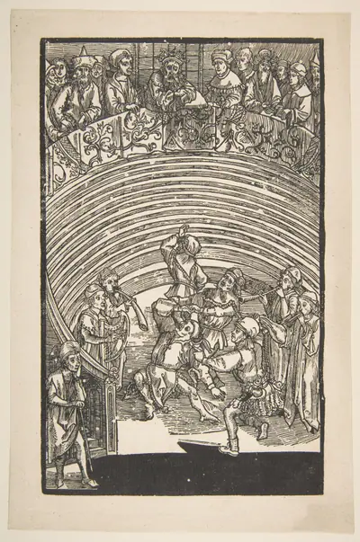 Illustration from The Comedie of Terence, 19th century reprint