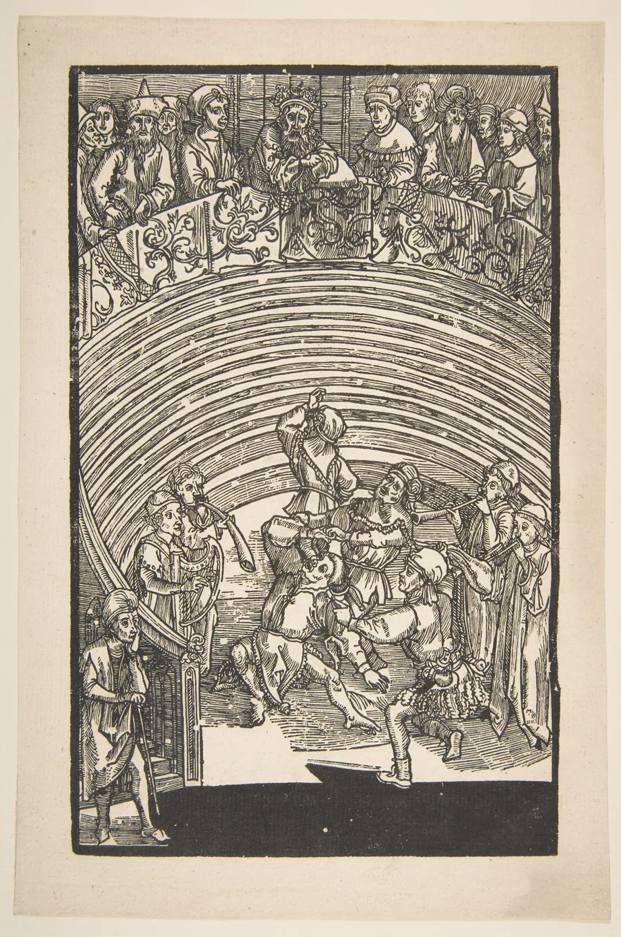 Illustration from The Comedie of Terence, 19th century reprint by Albrecht Dürer