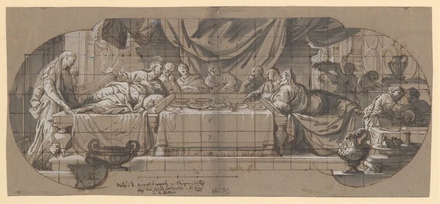 Feast in the House of Simon by Melchior Steidl