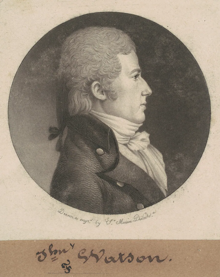 John Watson by Charles B. J. Févret de Saint-Mémin