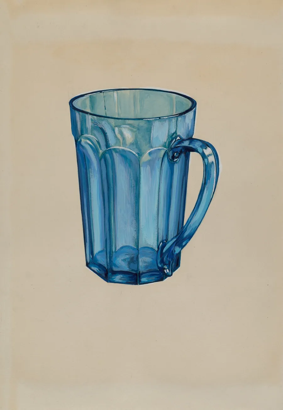 Blue Beer Mug by Robert Stewart