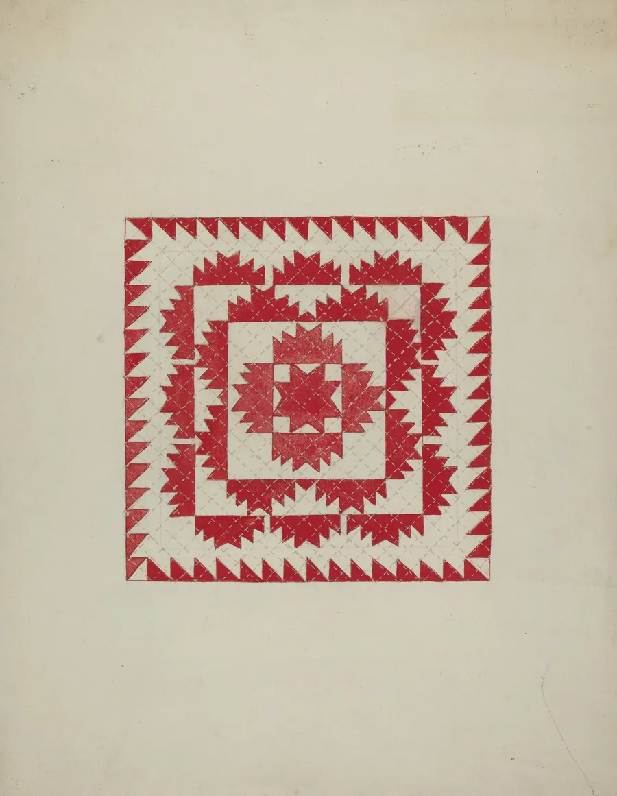 Patchwork Quilt by Genevieve Sherlock