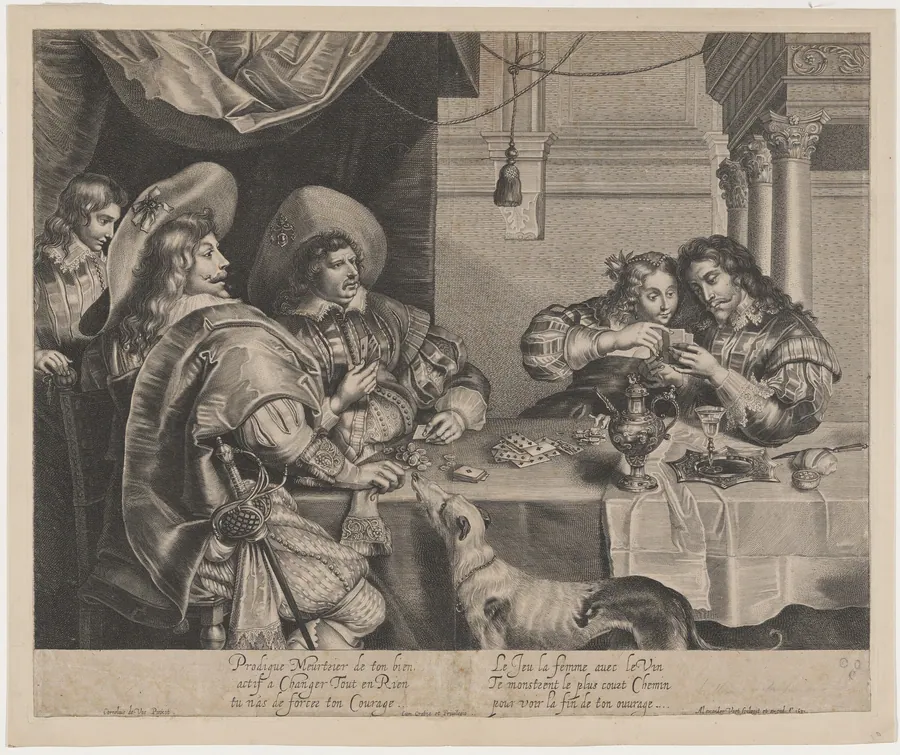 The Card Players by Alexander Voet I