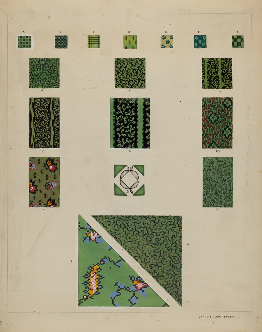 Quilt (Detail) by Francis Law Durand