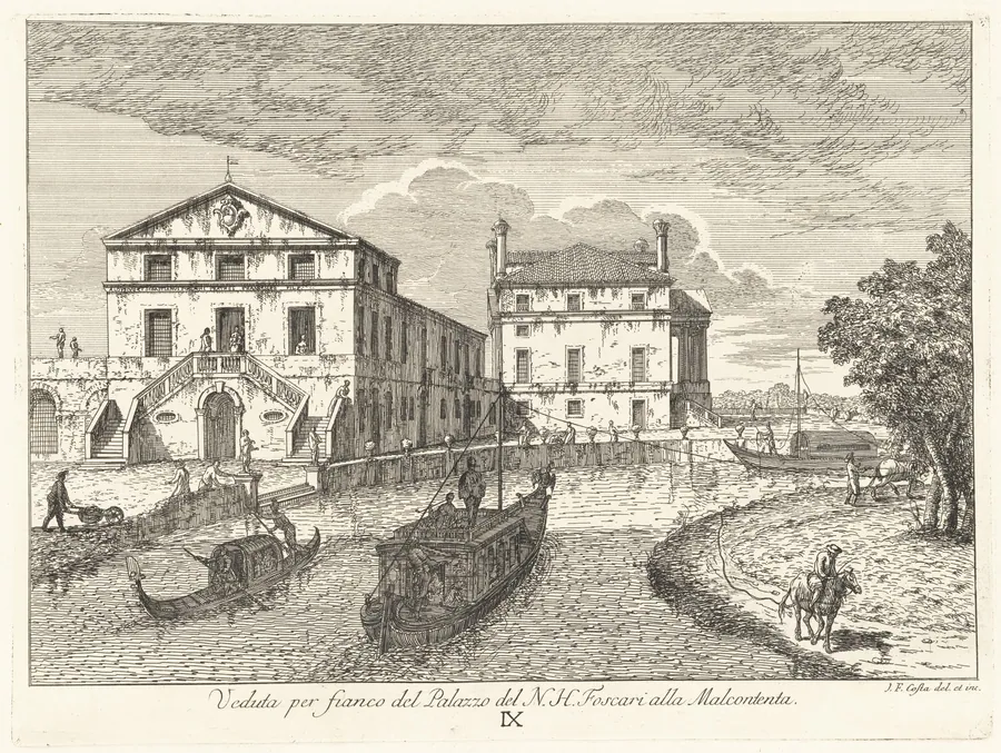 Villa Foscari Vista di Fianco by Giovanni Francesco Costa