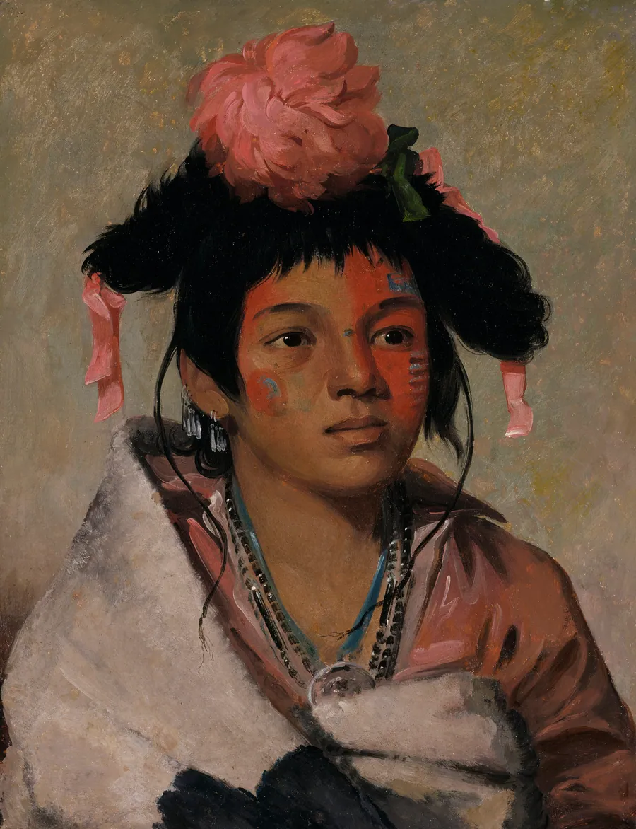 Tcha-káuk-o-ko-máugh, Great Chief, a Boy by George Catlin, born Wilkes-Barre, PA 1796-died Jersey City, NJ 1872