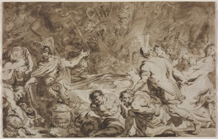 The Funeral of Decius Mus by Jean-Honoré Fragonard