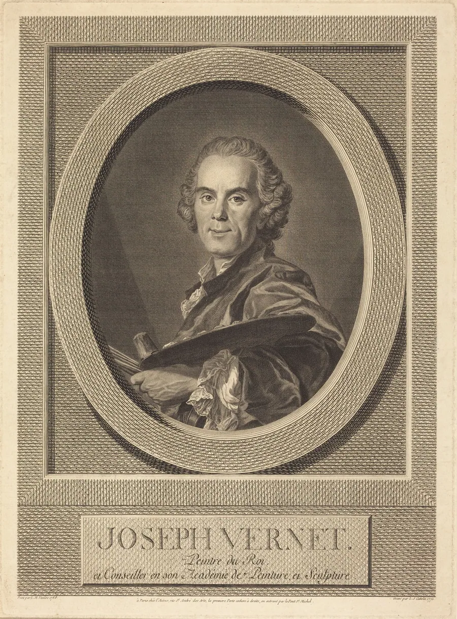 Joseph Vernet by Louis-Jacques Cathelin