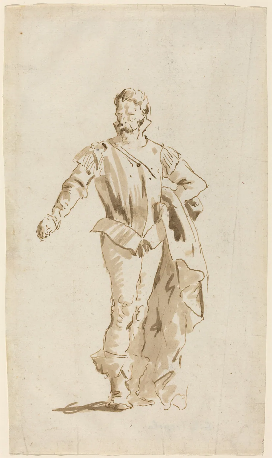 Standing Man in Sixteenth-Century Costume by Giovanni Battista Tiepolo