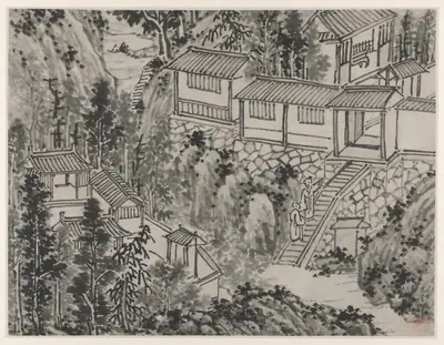 The Pine Retreat, from Twelve Views of Tiger Hill, Suzhou