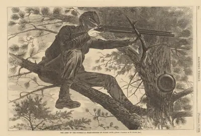 The Army of the Potomac - A Sharp-Shooter on Picket Duty