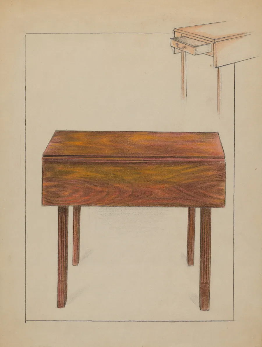 Drop Leaf Table by Ruth Bialostosky