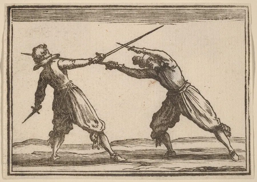 Duel with Swords and Daggers by Edouard Eckman