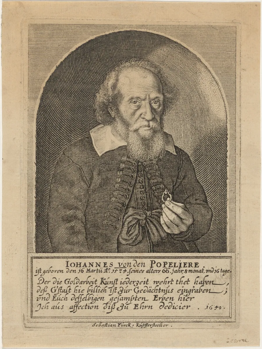Johannes van den Popeliere by Sebastian Furck
