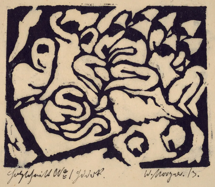 Flagellation by Wilhelm Morgner