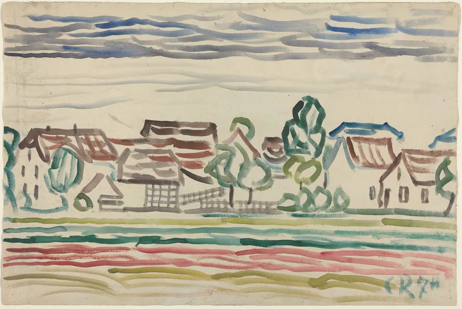 Landscape by Christian Rohlfs