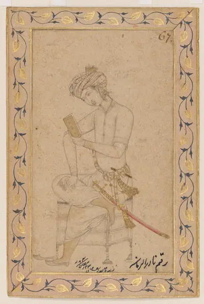 Seated youth