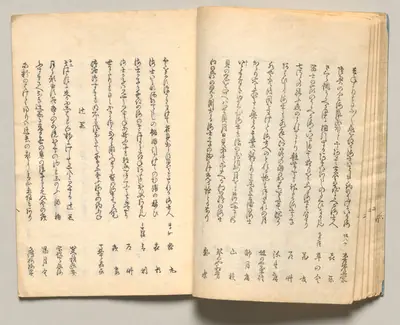 Spread Fifteen from Volume Three of People of Japan in Light Verse (Kyōka)