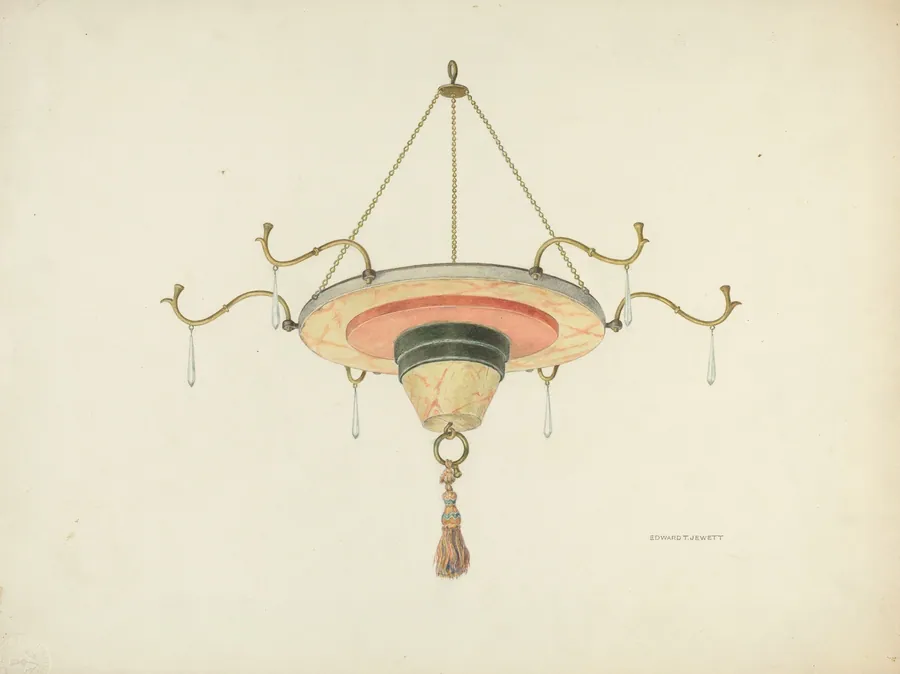 Chandelier by Edward Jewett