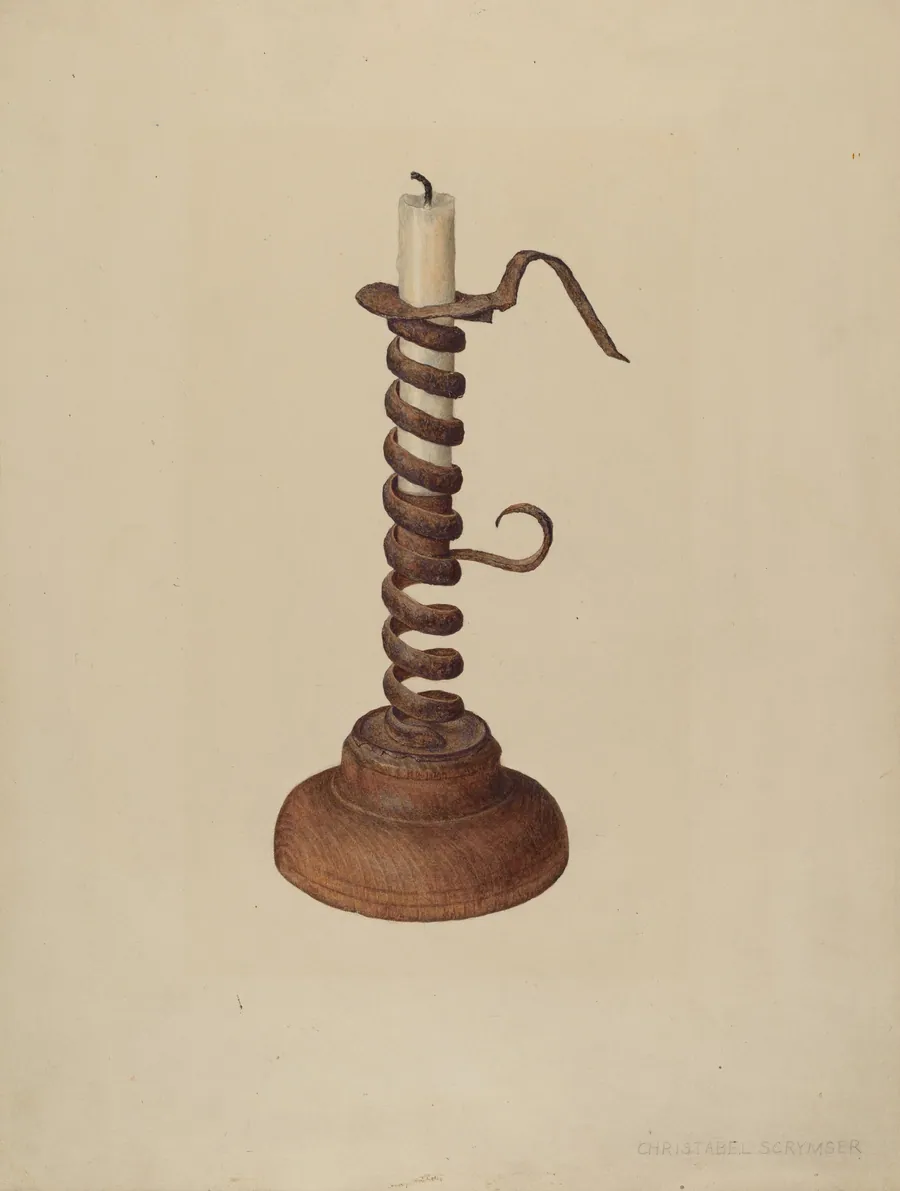 Candlestick by Christabel Scrymser