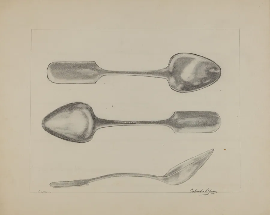 Silver Tablespoon by Columbus Simpson