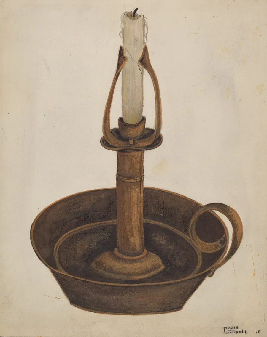 Candlestick by Marie Lutrell