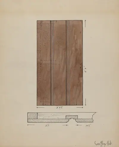 Original Inside Door to Sacristy