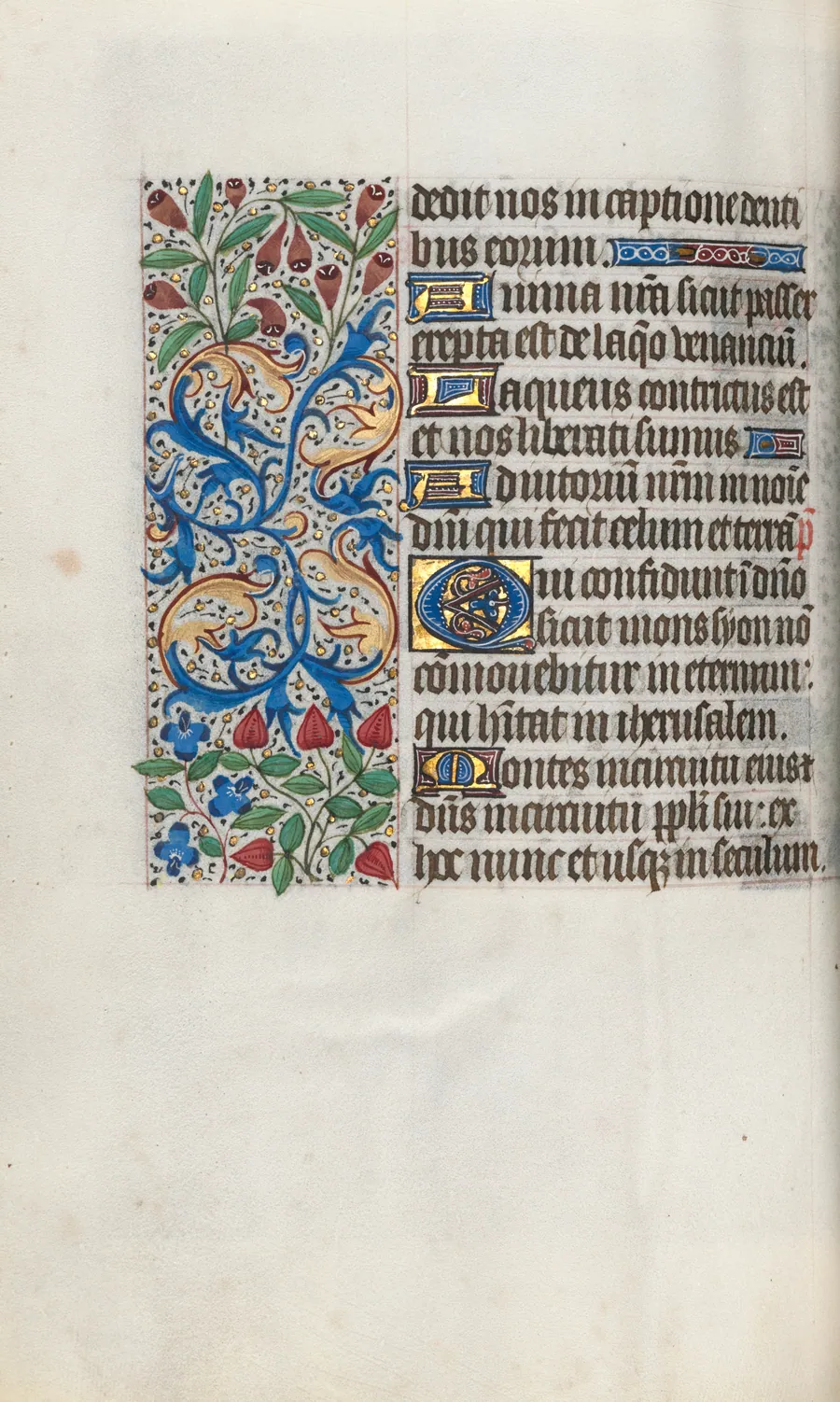 Book of Hours (Use of Rouen): fol. 65v by Master of the Geneva Latini
