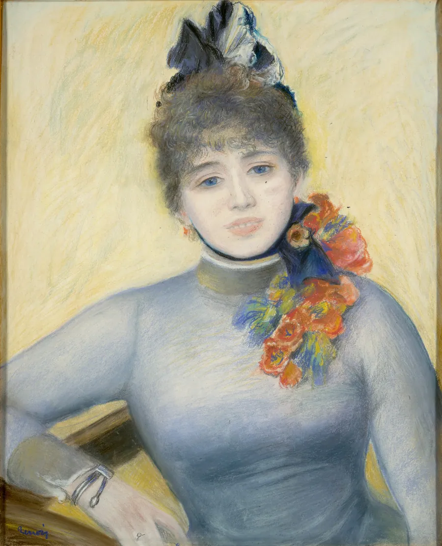 Caroline Rémy ("Séverine") by Auguste Renoir