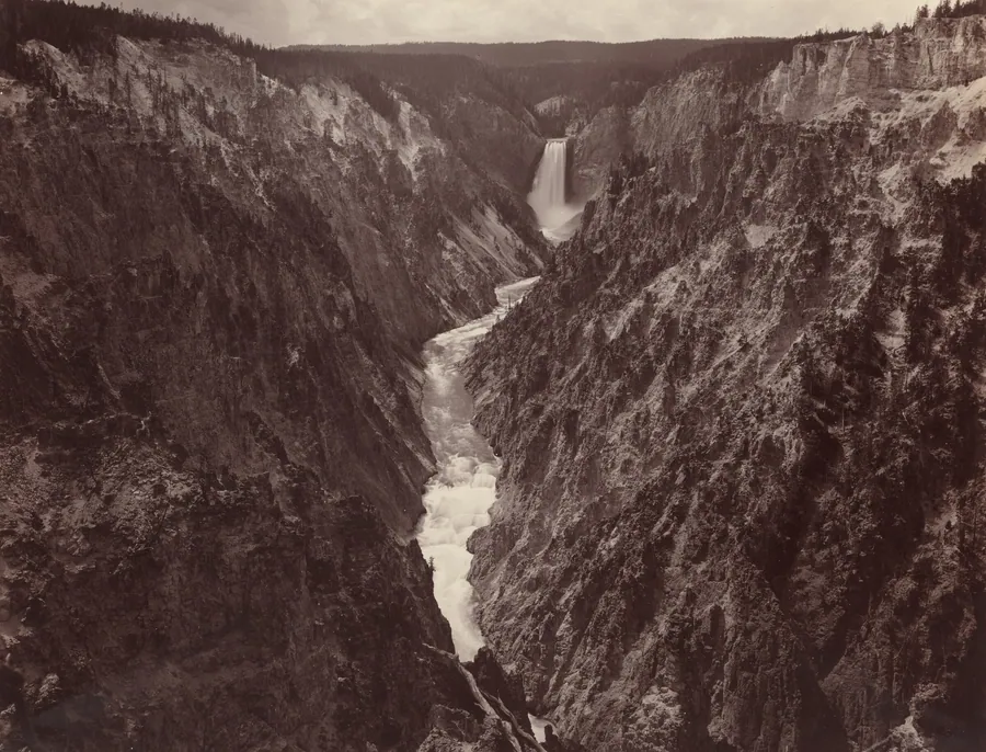 Grand Canyon of the Yellowstone and Falls by F. Jay Haynes