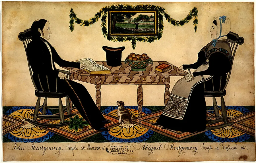 John and Abigail Montgomery by Joseph H. Davis