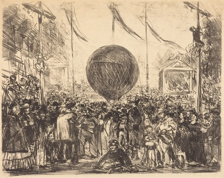 The Balloon by Edouard Manet