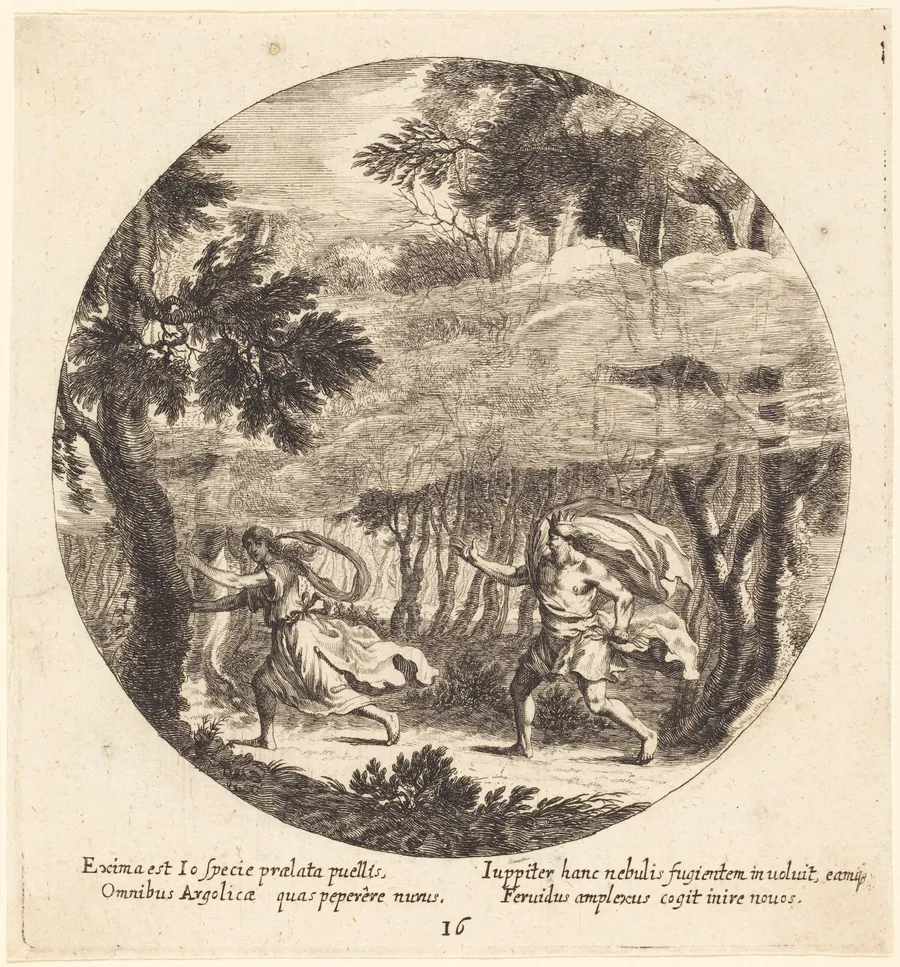 Jupiter and Io by Georg Andreas Wolfgang the Elder