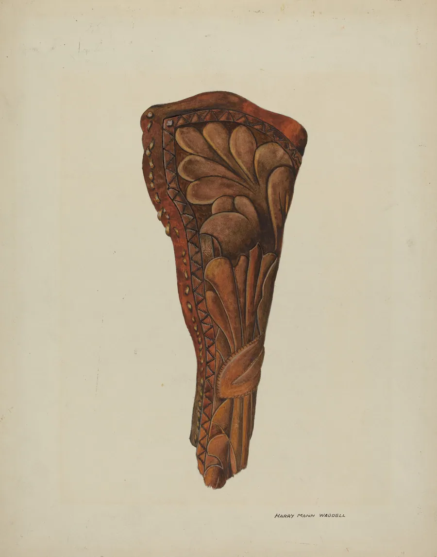 Gun Holster by Harry Mann Waddell