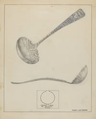 Silver Gravy Ladle