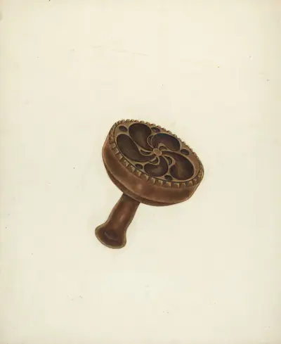 Zoar Butter Mold