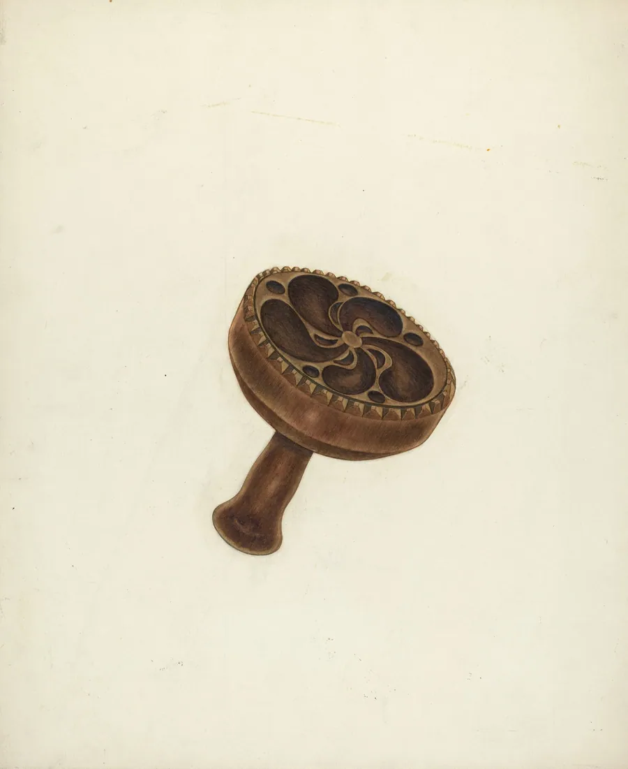 Zoar Butter Mold by John Wilkes