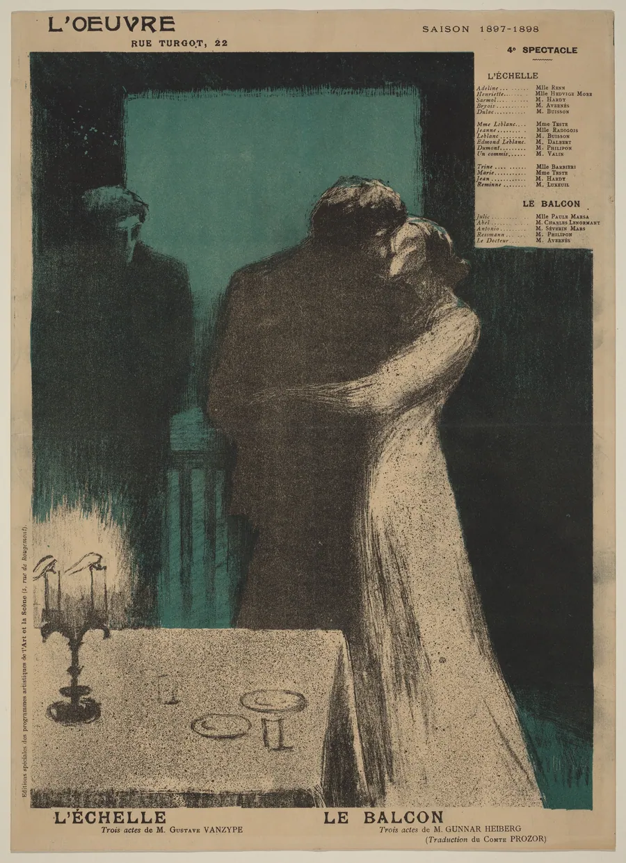 L'Echelle; Le Balcon by Alfredo Müller