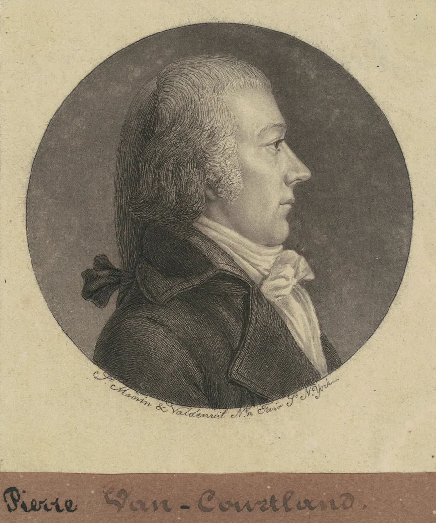 Pierre Van Cortlandt, Jr. by Charles B. J. Févret de Saint-Mémin