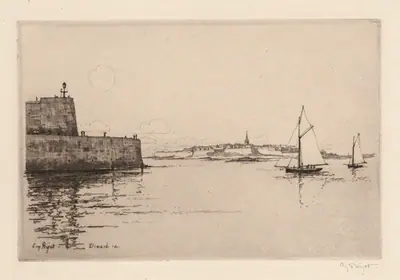 Saint-Malo Viewed from Dinard (Saint-Malo vu de Dinard)