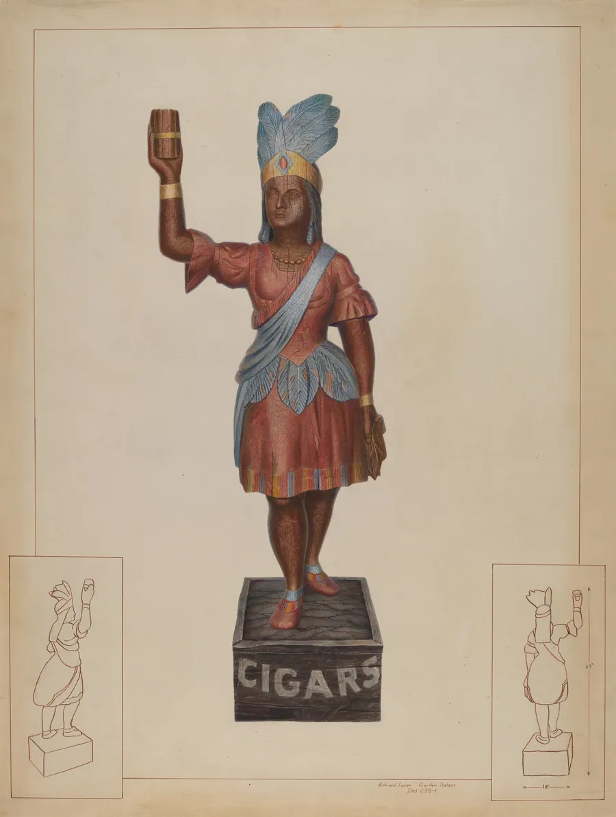Cigar Store Indian by Edward L. Loper