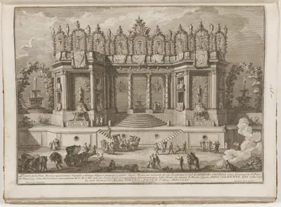 The Prima Macchina for the Chinea of 1761: The Salubrious Baths