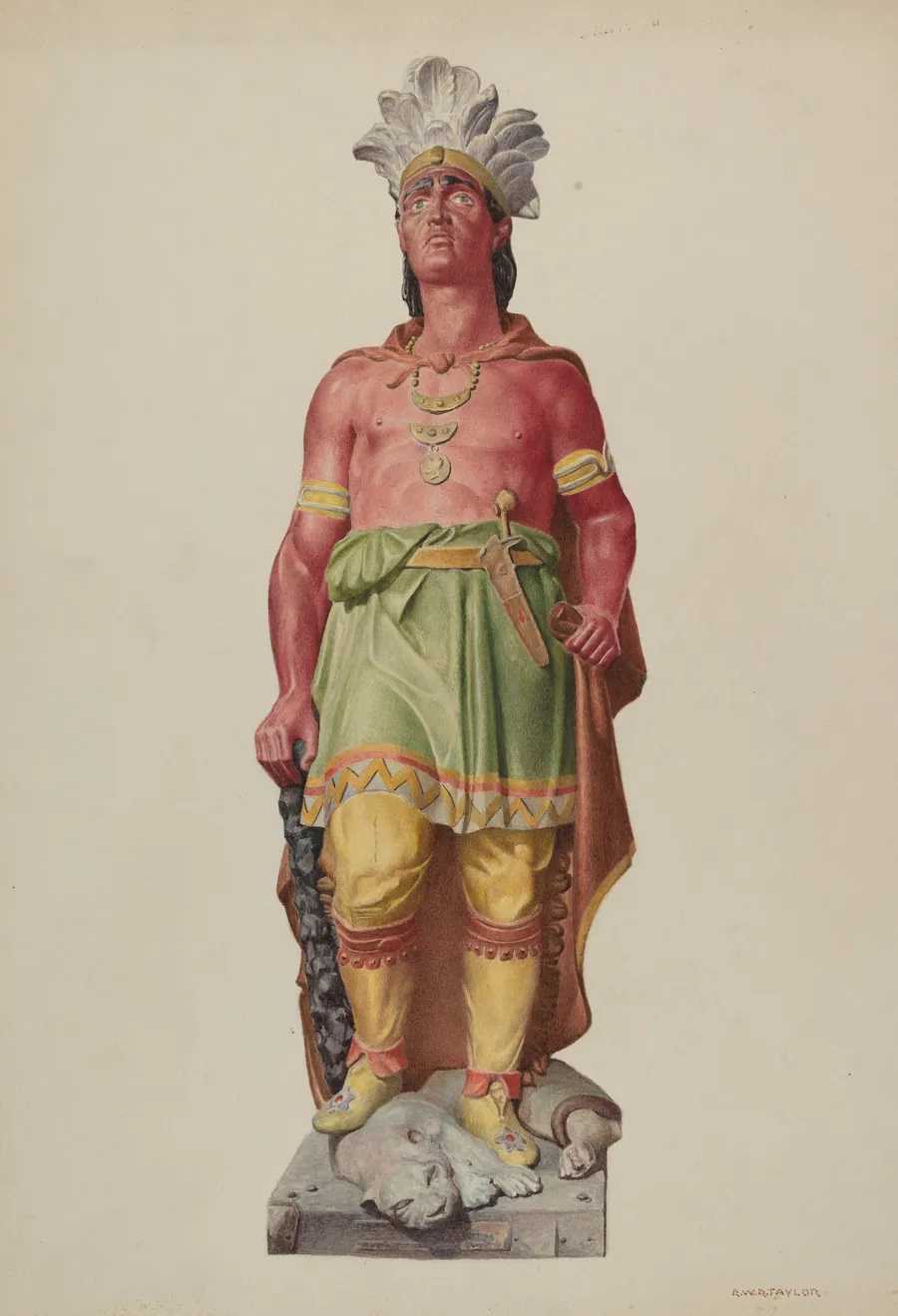 Cigar Store Indian by Robert W.R. Taylor