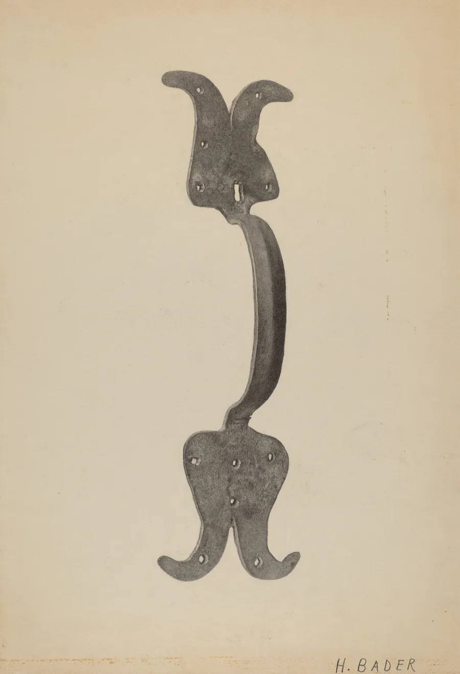 Door Handle by Herman Bader